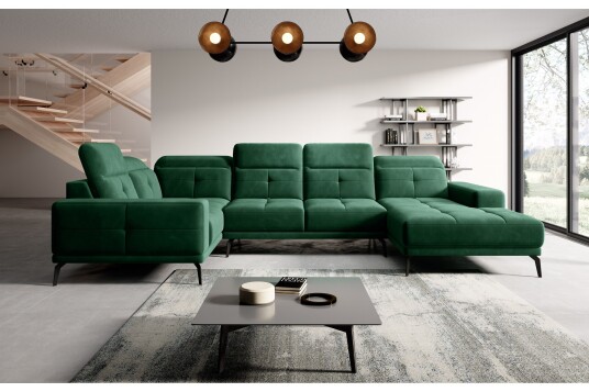 Hagglund Hjørnesofa m. Divan Grønn