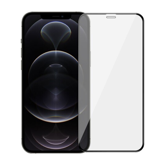 DACOTA PLATINUM TIGER GLASS IPHONE 12 PRO MAX SKJERMBESKYTTER, SVART