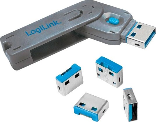 Logilink AU0043 USB-A Blokker 1 nøkkel + 4 låser