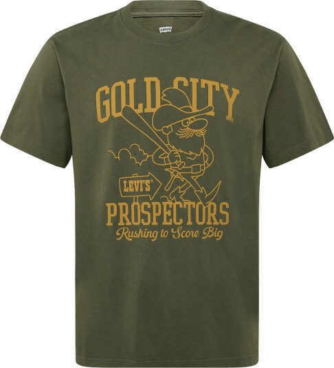 Levi"s® Ss Relaxed Fit Tee Gold City 1   GREENS   L
