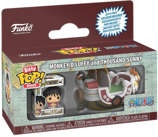 Funko Bitty POP!: Ride: One Piece Monkey D. Luffy and Thousand Sunny