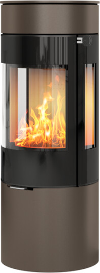 Rais Viva l 120 mocca vedovn med sideglass og glassdør