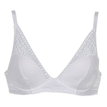 Passionata BH Holala Plunge T-shirt Bra Hvit nylon E 75 Dame