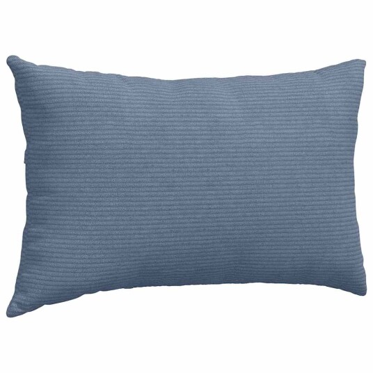 Sofaputer 2 pcs Blå 50 x 30 cm Corduroy stoff