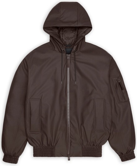 Rains Lohja Insulated Bomber Jacket W3T1   Brown   S