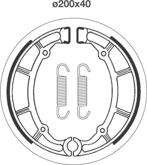 Bremsesko sett sbs 2065