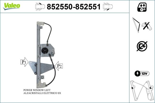 Vindusheis VALEO 852550