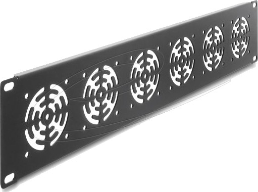 Delock 67415 Dekselplate Innebygd Vifte Metall Mørkegrå 1 Stykker 67415