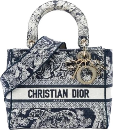 Dior Vintage Dame Pre owned Blå ONE SIZE,