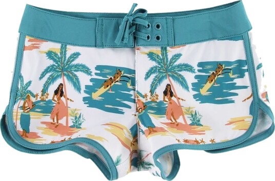 Roxy Shorts Hvit/Petroleum Roxy 7 år 122 Shorts Blå