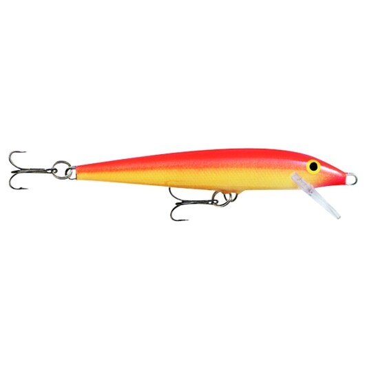Rapala Flytande 13 cm Gold Fluorescent Red GFR Rapala Flytande 13 cm Gold Fluorescent Red GFR