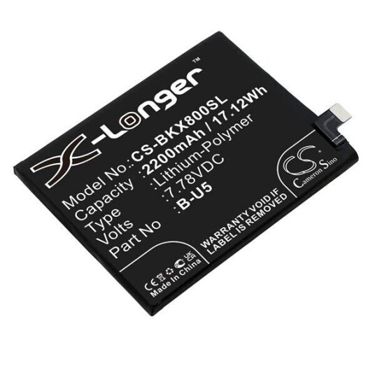 VIVO X80 batteri (2200 mAh 7.78 V, Sort)