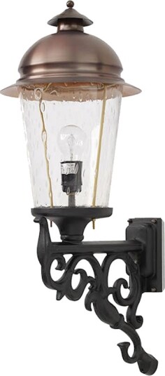 Vegglampe Westal Herregård Kobber 100W