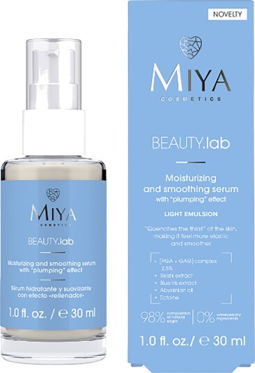 Miya BEAUTY.lab Moisturizing And Smoothing Serum Plumping Effect 30 ml