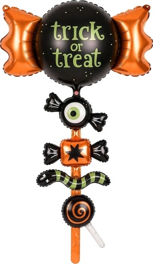 Partydeco Folieballong Trick or Treat FB428