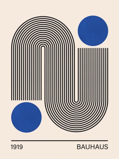 Plakat Bauhaus 1919 Design