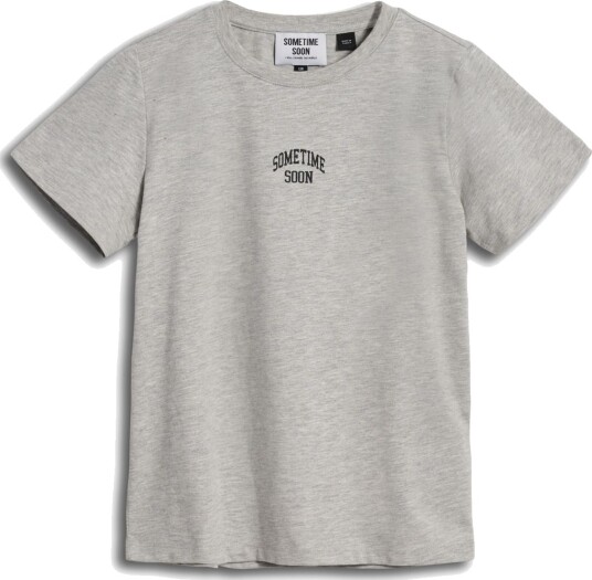 Sometime Soon Empower T Shirt S/S Grey Melange (110 / 5 år)