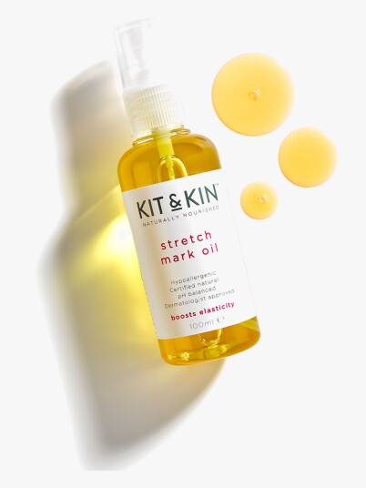 Kit & Kin Stretch Mark Oil - Yellow - 100 ML