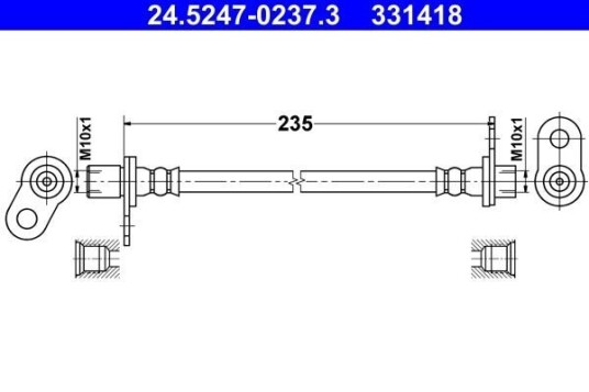 Bremseslange ATE 24.5247-0237.3