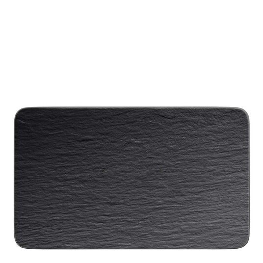 Villeroy & Boch  Manufacture Rock tallerken 28x17 cm svart