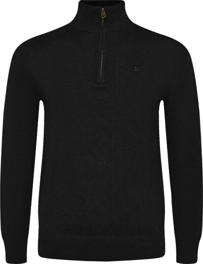 Superdry Ess Lw Wool Blend 1/2 Zip Black L