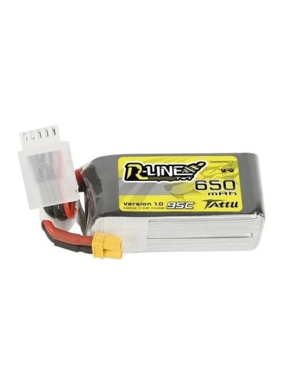 Gens Ace & Tattu R Line 650mAh 14.8V 95C 4S1P Battery