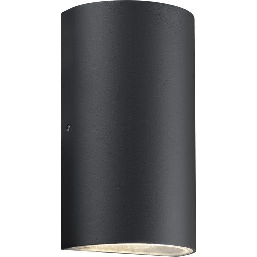 Nordlux Rold rund vegglampe - Svart