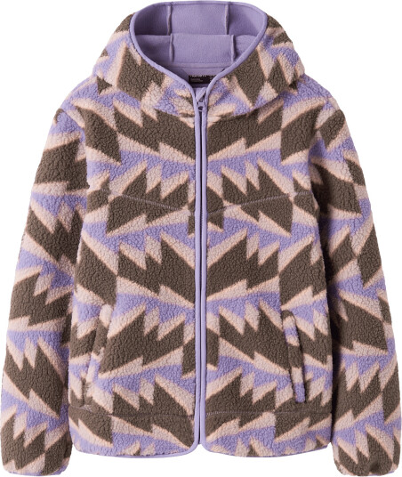Name It Nkfmavi Teddy Jacket Aop Purple 116