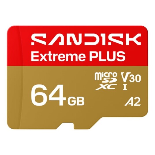 Sandisk Extreme PLUS microSDXC 64 GB – 200/90 MB/s Sandisk Extreme PLUS microSDXC 64 GB – 200/90 MB/s