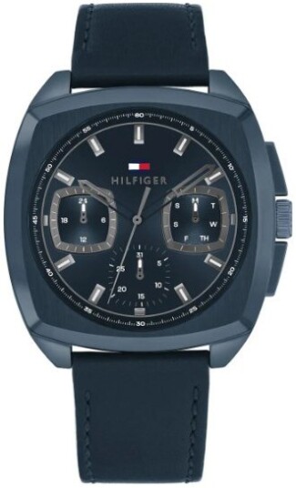 Tommy Hilfiger Herreklokke 1710558 Blå/Lær