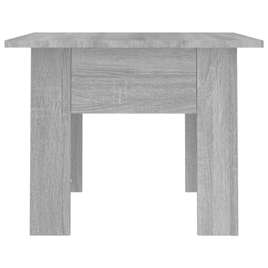 vidaXL Salongbord grå sonoma eik 55x55x42 cm sponplate