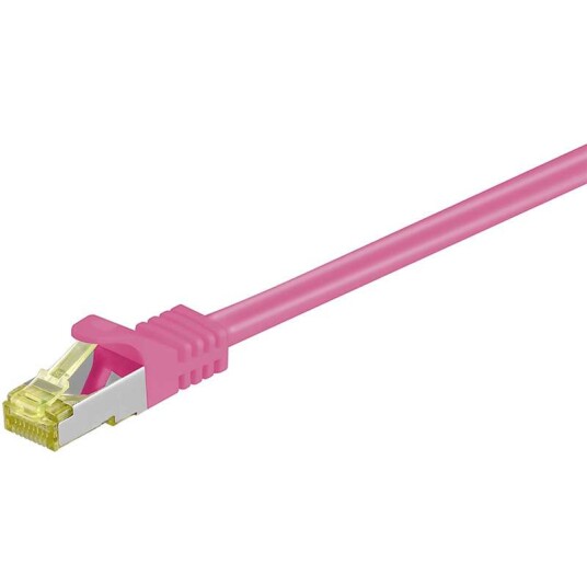 Goobay Cat 7 S/FTP Nettverkskabel 1,5m Magenta