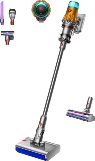 Dyson V12 Detect Slim 3-i-1 Stavstøvsuger med Submarine-teknologi, Tørr & Våt, Hepa