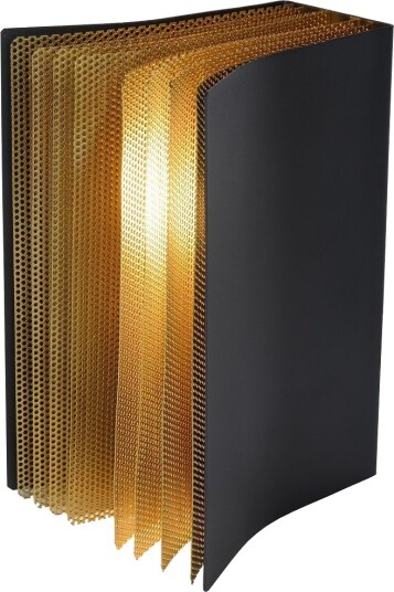 Livret Bordlampe Høyde 22 Cm Sort/Gull