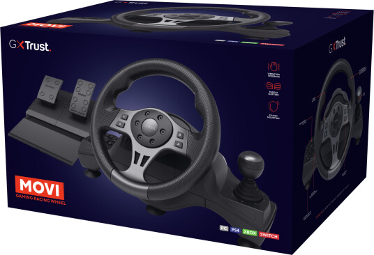 Trust GXT289 PC/PS4/Xbox/Switch hjul og pedalsett