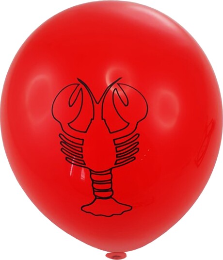 Dynäs Import Ballonger med Krepsemotiv 10-pakning 67616 Dynäs Import Ballonger med Krepsemotiv 10-pakning 67616