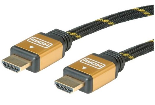 ROLINE GOLD HDMI HS Cable+Ethernet. A-A. M/M. 20m Factory Sealed ROLINE GOLD HDMI HS Cable+Ethernet. A-A. M/M. 20m Factory Sealed