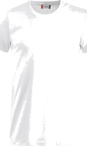 Basic T-Shirt Hvit 4XL