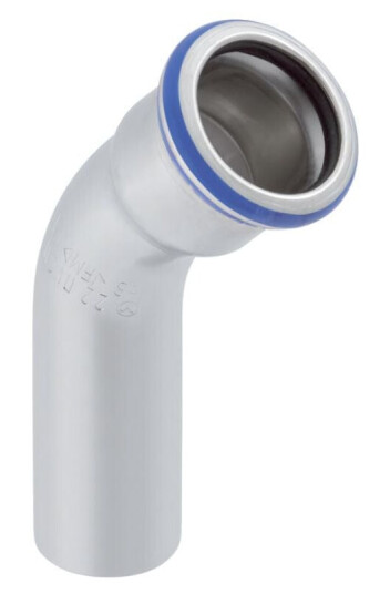 Geberit Mapress Syrefast 108mm 45° Bend med Pressindikator