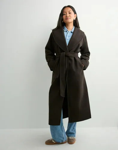 Vero Moda Brun Vmanne Bergen Xtra Long Coat Ga