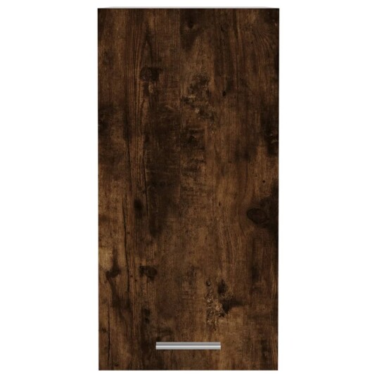 vidaXL Vegghengt skap r?kt eik 29,5x31x60 cm konstruert tre