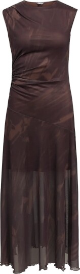 Object Objnoelle S/L Long Dress 147 Brown XL Object Objnoelle S/L Long Dress 147 Brown XL