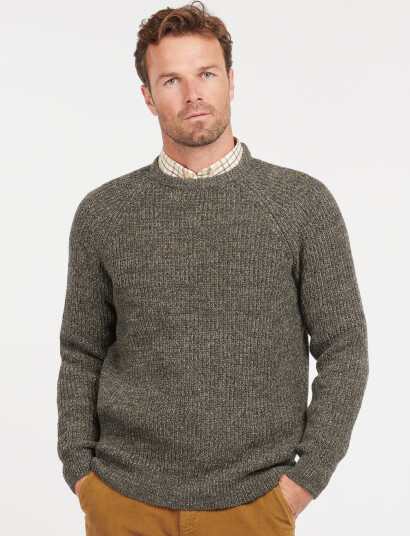 Barbour Barbour Horseford Crew Neck Jumper - Green - S