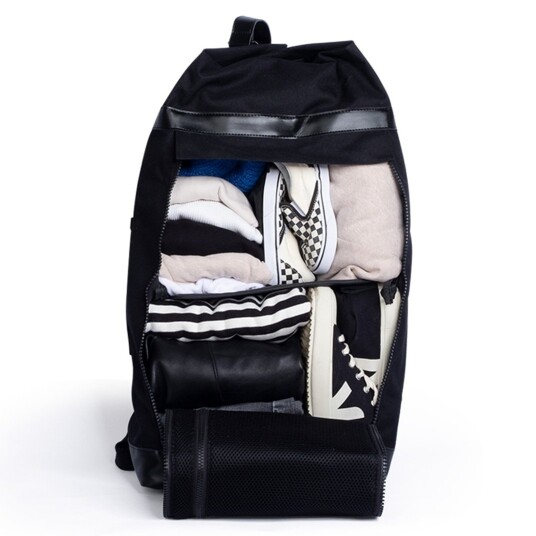 Weekend Bag Kaos Black Vegan