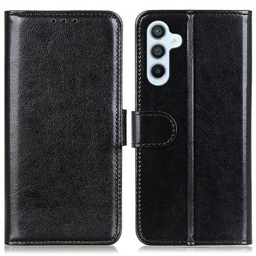 Samsung Galaxy A56 Lommebok deksel med Magnetisk Lukning Svart