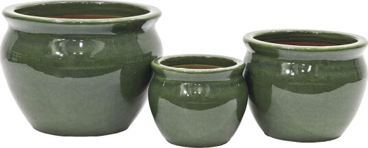 Gus Design Blanka blomsterkrukke 17/23/29 cm 3 stk irish green