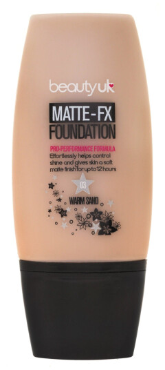Beauty UK Matte FX Foundation nr. 3 Warm Sand 30 ml Vegansk Beauty UK Matte FX Foundation nr. 3 Warm Sand 30 ml Vegansk