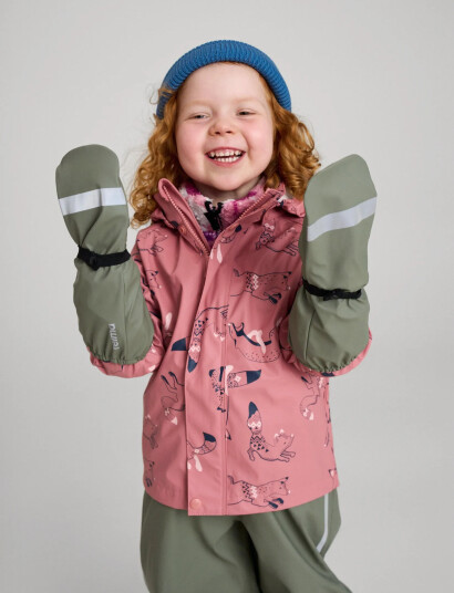 Reima Rain Mittens Kura Green 3 Reima Rain Mittens Kura Green 3