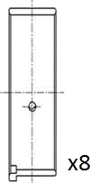 Stempelstanglager FAI AutoParts BB2000-STD Stempelstanglager FAI AutoParts BB2000-STD