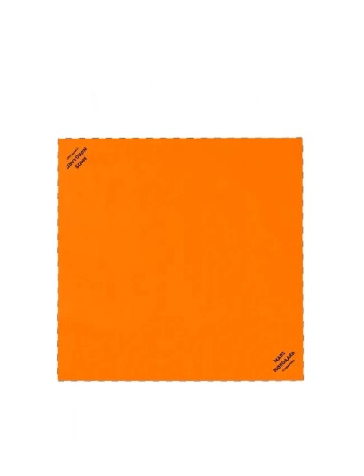 Mads Nørgaard Soft Cotton Block Scarf Orange ONE SIZE Mads Nørgaard Soft Cotton Block Scarf Orange ONE SIZE